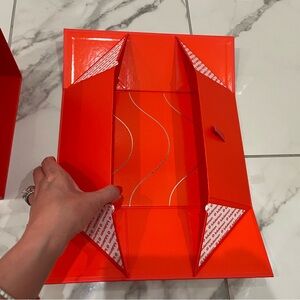 Lululemon — Vibrant Orange Decorative Gift Box.